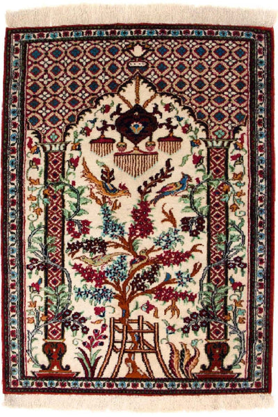 Qom seda Tapete 57x77cm - Tapete persa