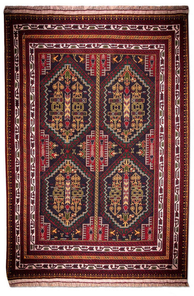 Tapete afegão 92x145cm - Tapete Oriental