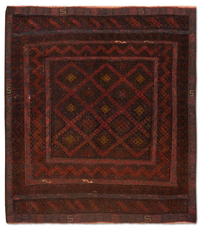 Kilim afegão Tapete 118x139cm