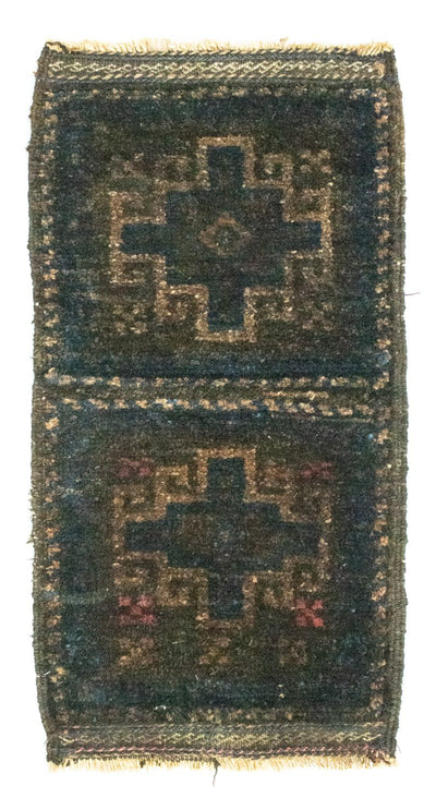 Tapete afegão 25x47cm - Tapete Oriental