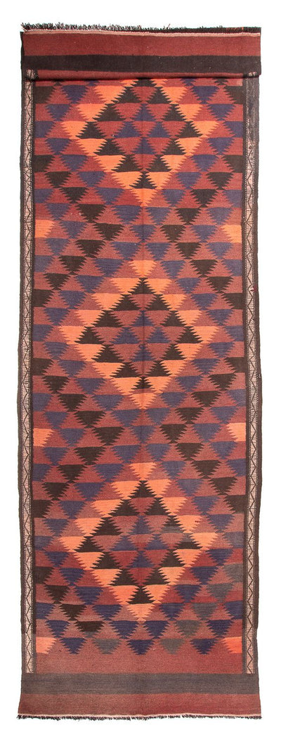 Kilim antigo 135x450cm - castanho