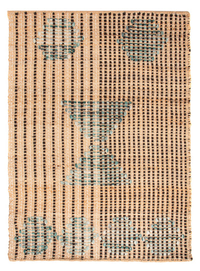 Tapete de juta 60x90cm - bege escuro