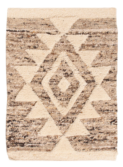 Tapete de lã 60x90cm - bege claro