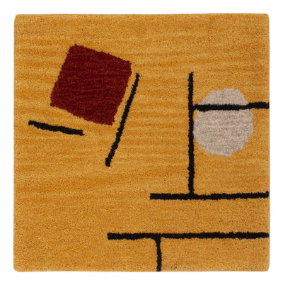 Tapete de lã 47x47cm - Tapete de lã