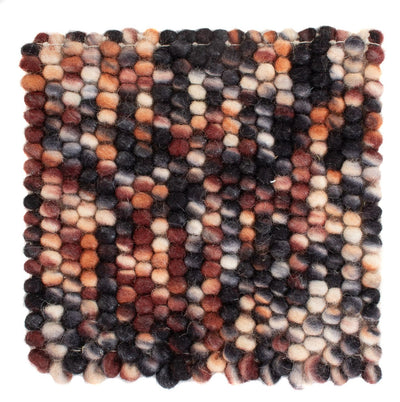 Tapete de lã 32x32cm - Tapete de lã