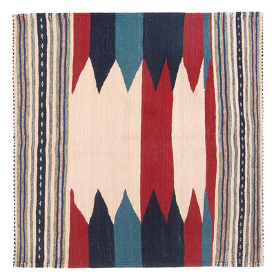 Kilim Fars 125x136cm - verde menta