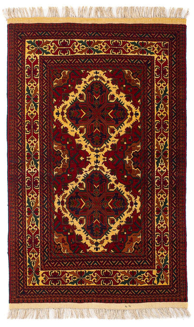 Tapete afegão 93x145cm - Tapete Oriental