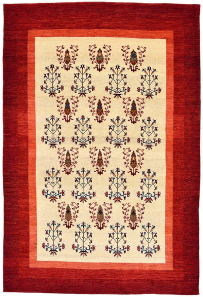 Loribaft Tapete 200x298cm - Perserteppich Wollteppich