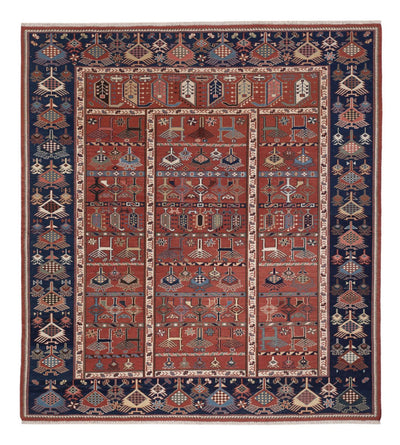 Kilim afegão Tapete 192x205cm