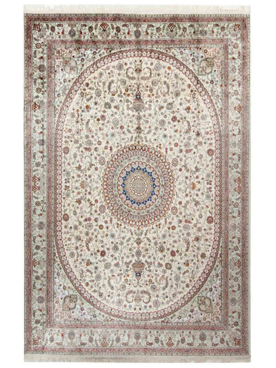 Seda chinesa Tapete 277x366cm - Tapete Oriental