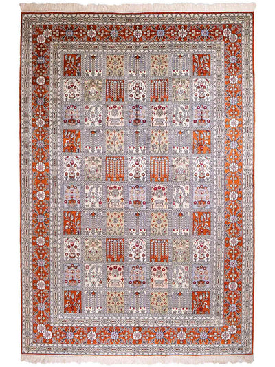 Seda chinesa Tapete 181x268cm - Tapete Oriental