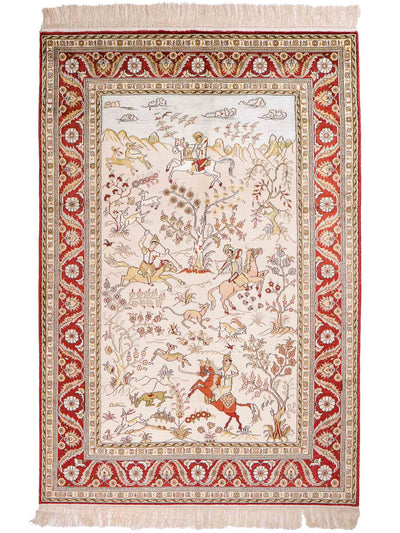 Seda chinesa Tapete 121x193cm - Tapete Oriental