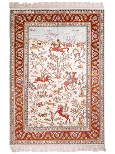 Seda chinesa Tapete 125x184cm - Tapete Oriental