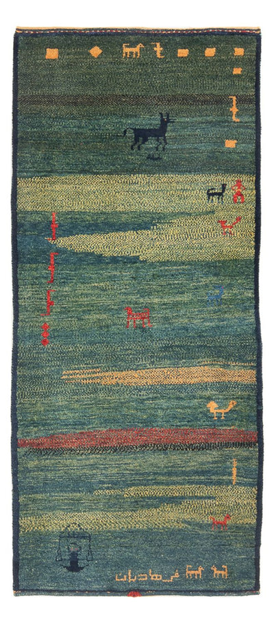 Gabbeh persa Tapete 87x195cm - Perserteppich Wollteppich