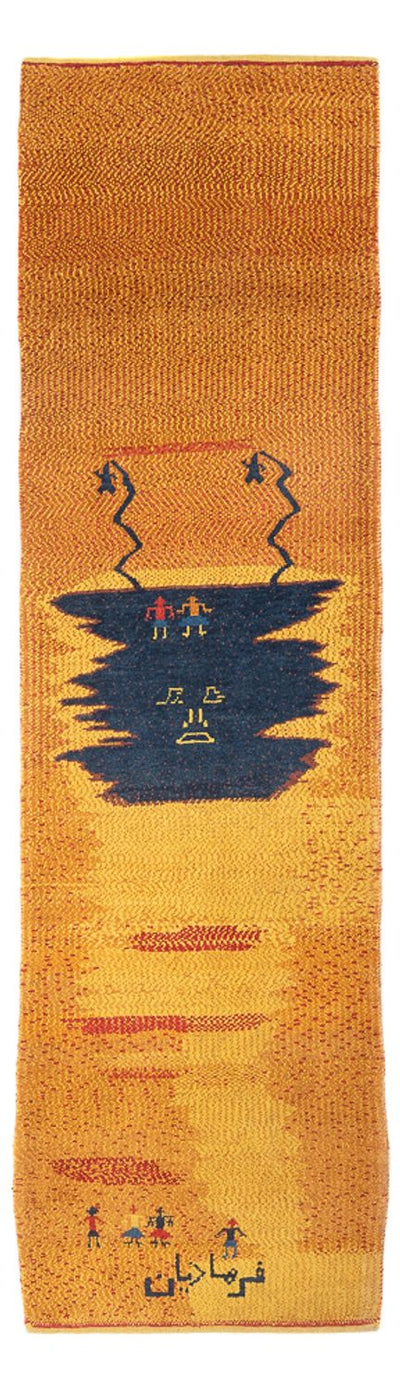 Gabbeh persa Tapete 87x293cm - Perserteppich Wollteppich