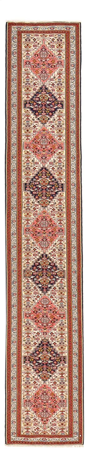 Kilim de seda Tapete 81x437cm