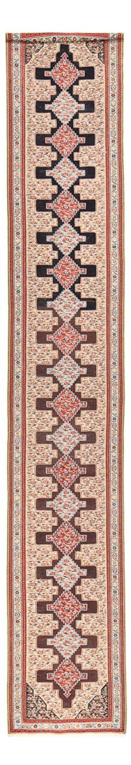 Kilim de seda Tapete 85x495cm