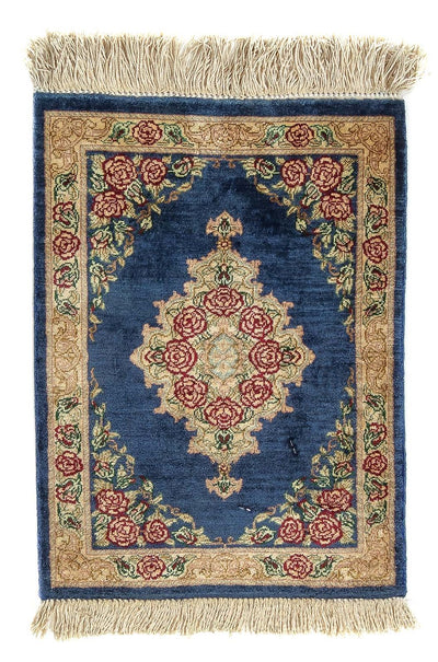 Qom seda Tapete 28x39cm - Tapete persa