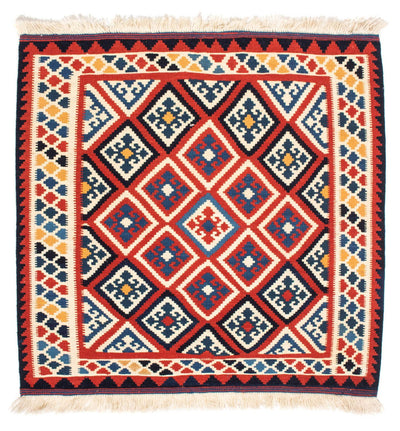 Kilim Fars 105x106cm - vermelho