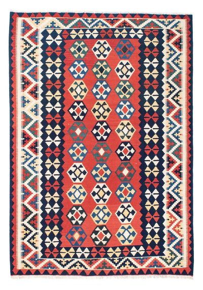 Kilim Fars 156x195cm - vermelho