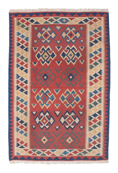 Kilim Fars 105x156cm - vermelho escuro