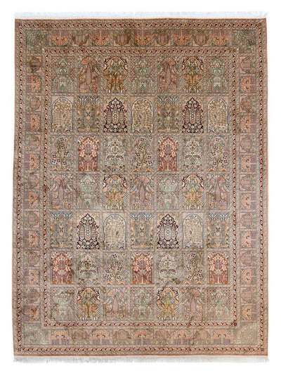 Seda da Caxemira Tapete 251x336cm - Tapete Oriental