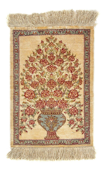 Qom seda Tapete 31x42cm - Tapete persa