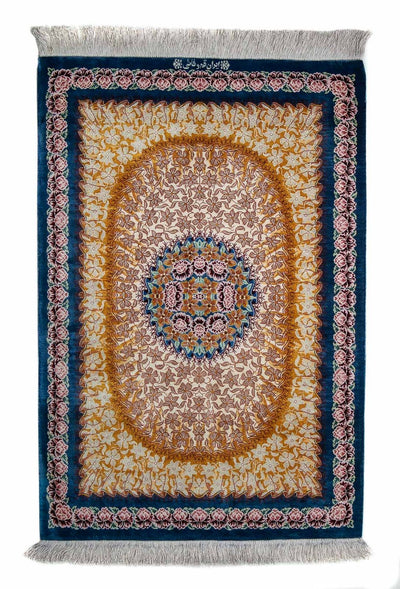 Qom seda Tapete 60x93cm - Tapete persa