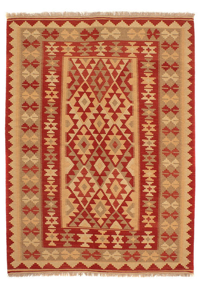 Kilim Fars 146x198cm - vermelho escuro