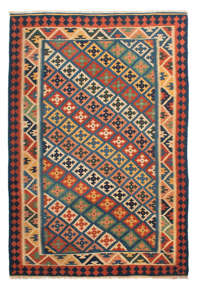 Kilim Fars Tapete 191x273cm - multicolor