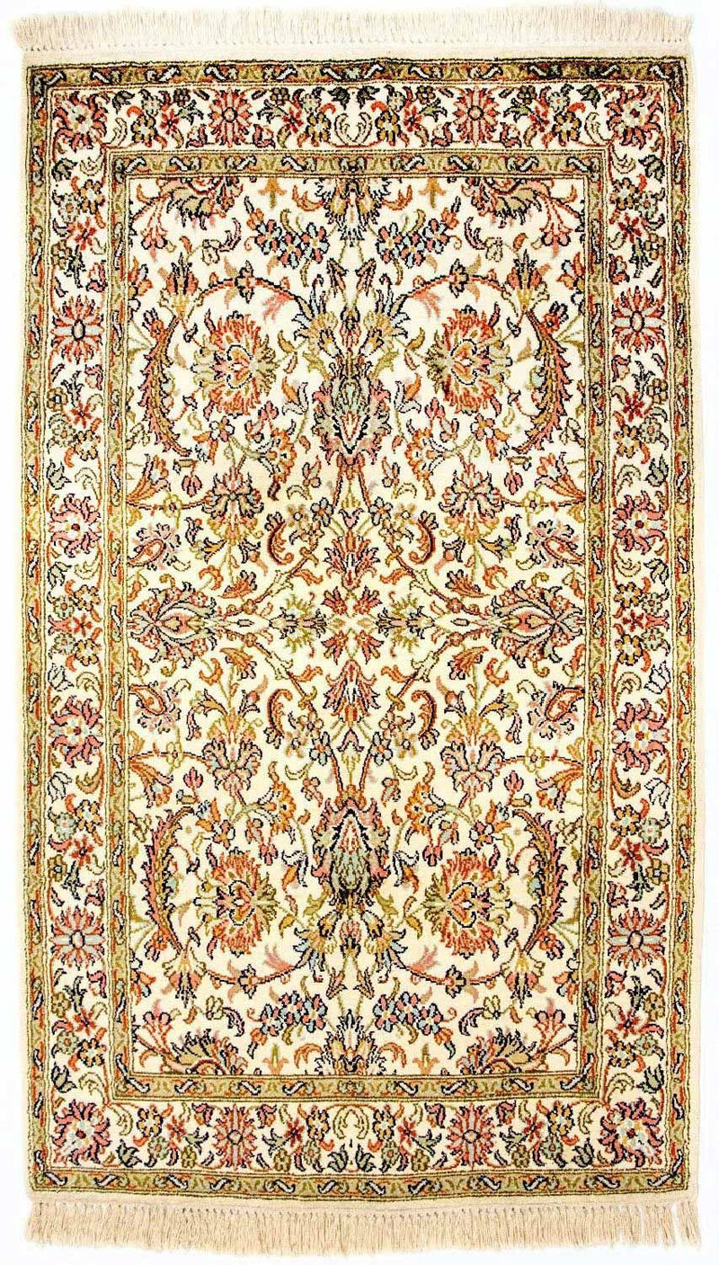 Seda da Caxemira Tapete 74x127cm - Tapete Oriental