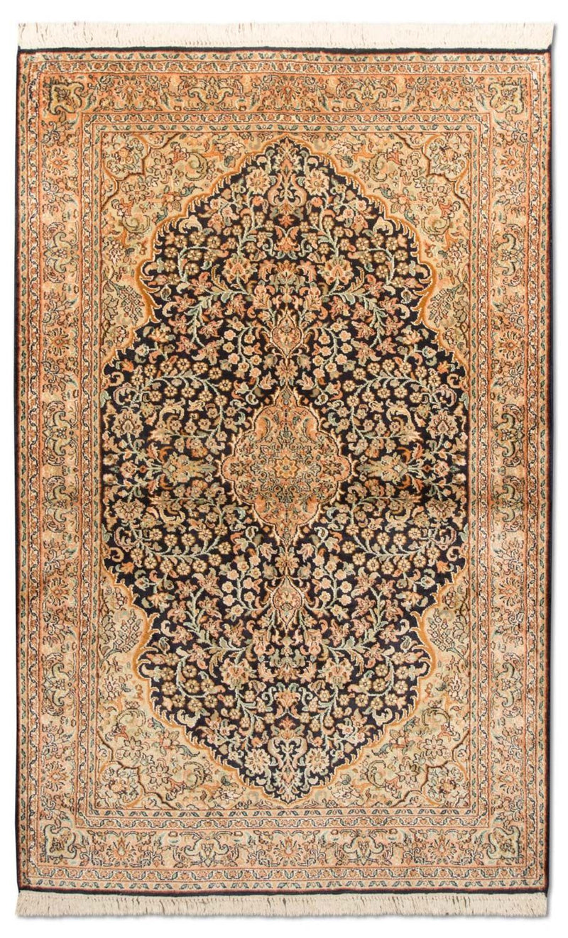 Seda da Caxemira Tapete 153x93cm - Tapete Oriental