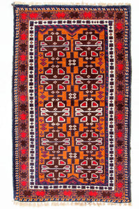 Tapete Baluch - 137 x 79 cm - multicolorido – product image