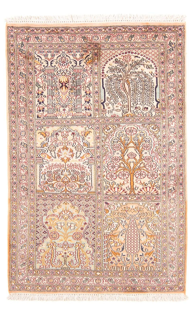 Seda da Caxemira Tapete 119x79cm - Tapete Oriental