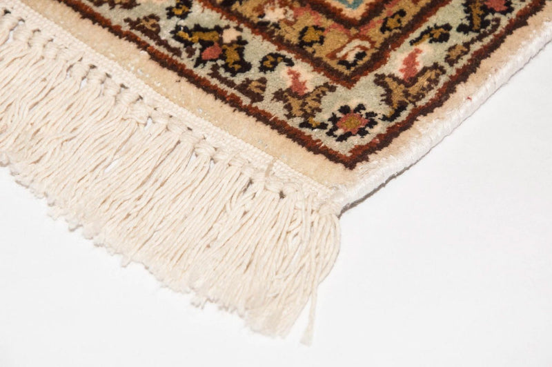 Tapete de seda - Kashmir Silk - 123 x 79 cm - bege