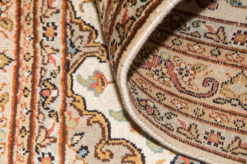 Tapete de seda - Kashmir Silk - 123 x 79 cm - bege