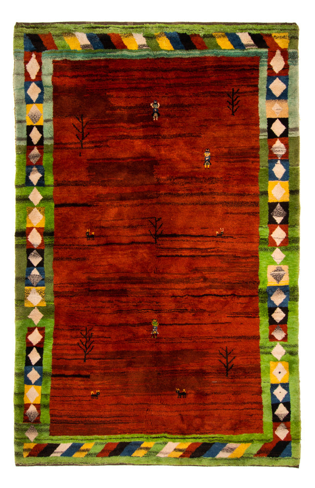 Gabbeh Indo Tapete 322x215cm - Tapete de lã