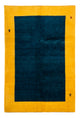 Tapete Gabbeh - Indus - 290 x 194 cm - azul escuro