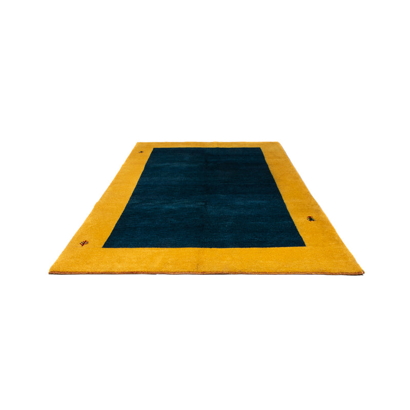 Tapete Gabbeh - Indus - 290 x 194 cm - azul escuro