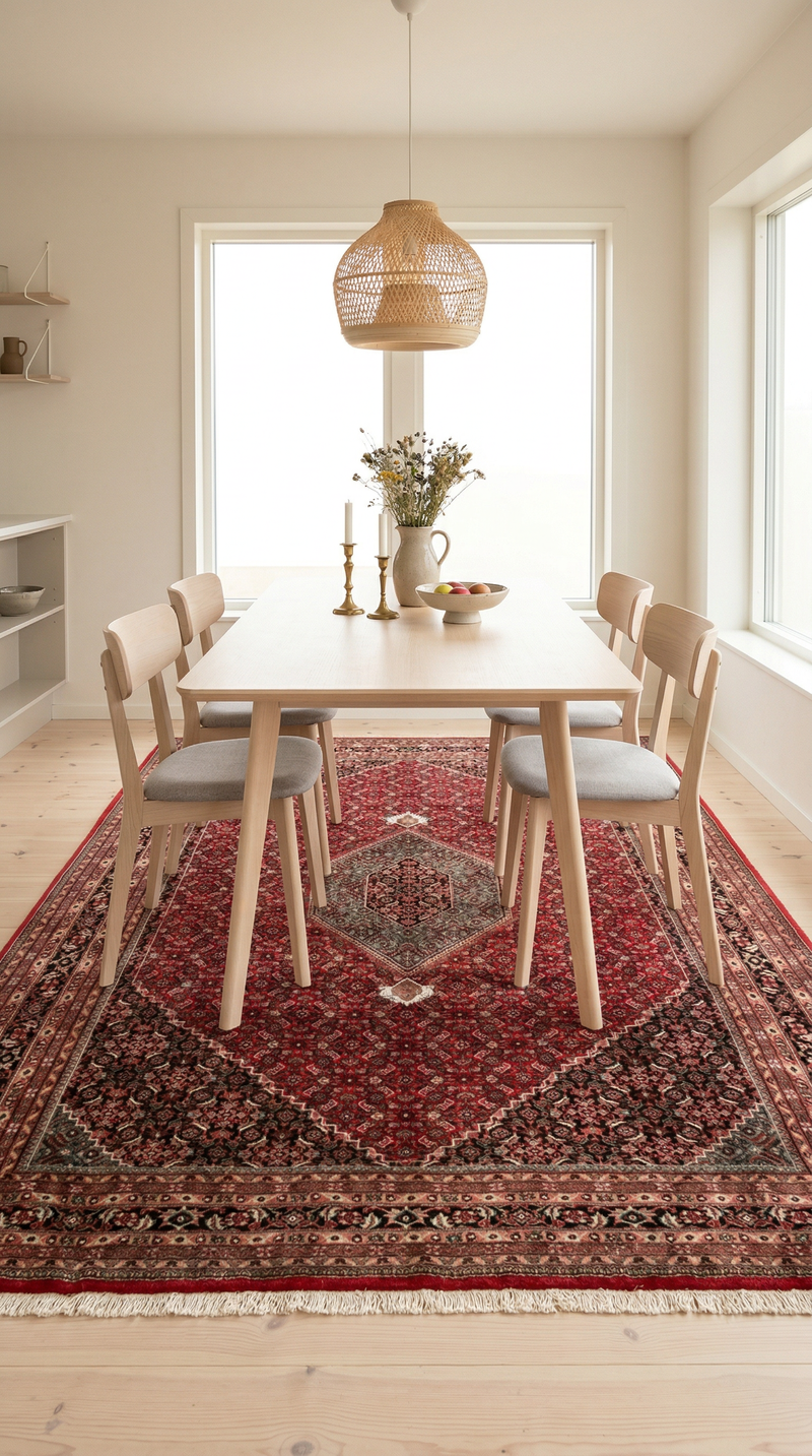 Indo Bidjar Teppich 361x255cm - Orientteppich
