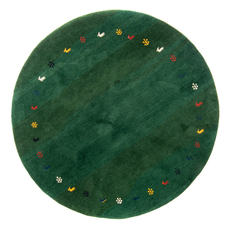 Gabbeh Indo Tapete 194x194cm - Tapete de lã