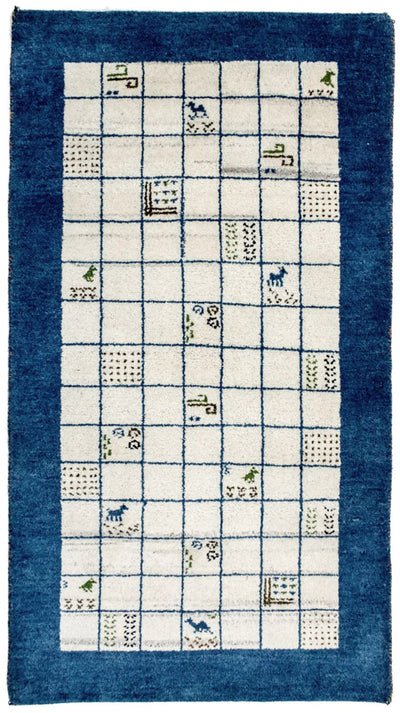 Gabbeh Indo Tapete 92x162cm - Tapete de lã