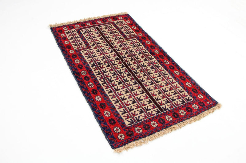 Tapete Baluch - 130 x 75 cm - bege