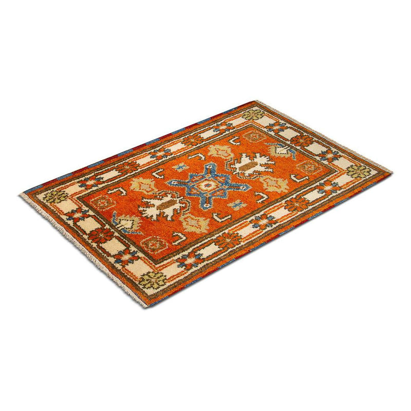 Tapete Oriental - 93 x 64 cm - laranja