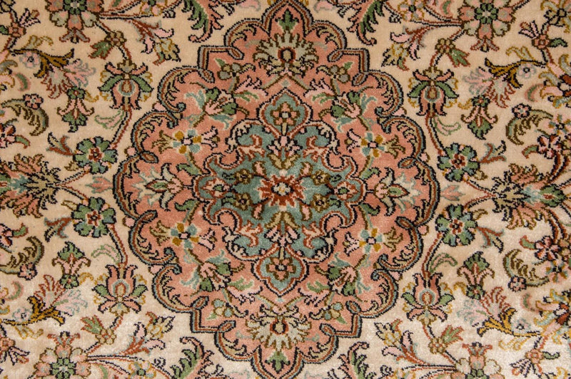 Seda da Caxemira Tapete 148x93cm - Tapete Oriental