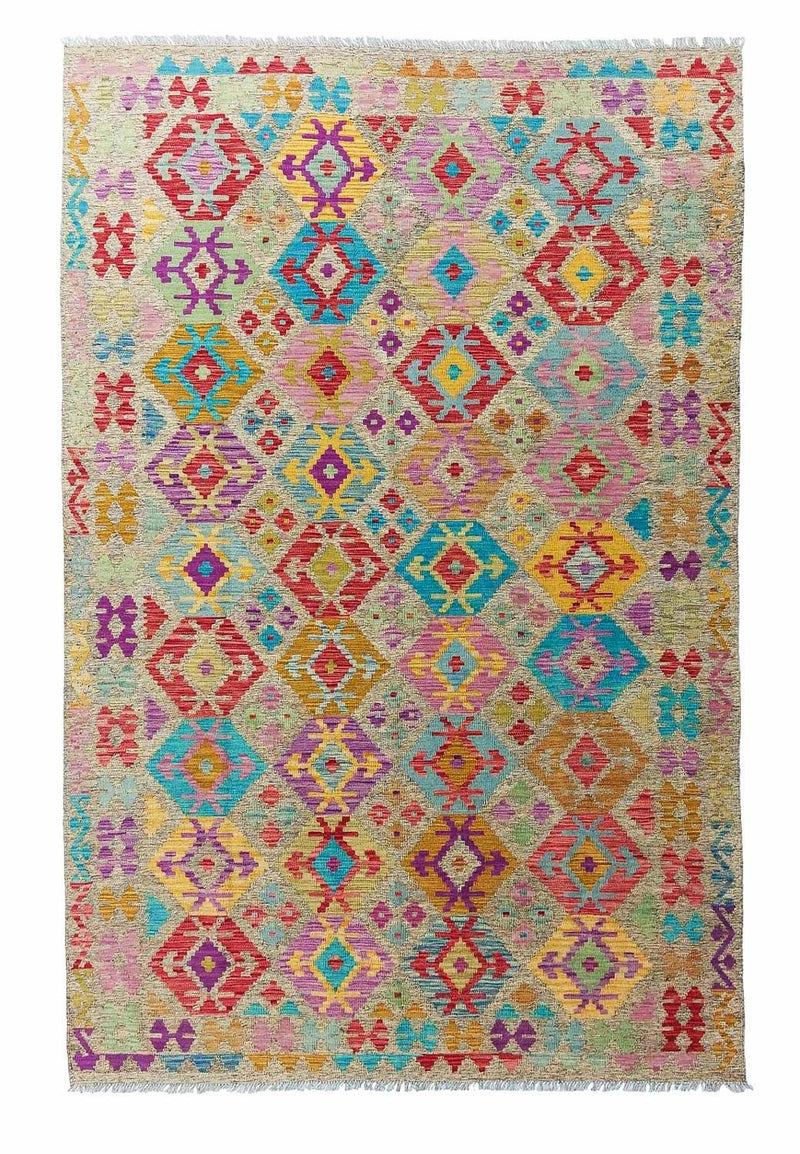 Kilim Maimana Tapete 294x199cm - Tapete de lã
