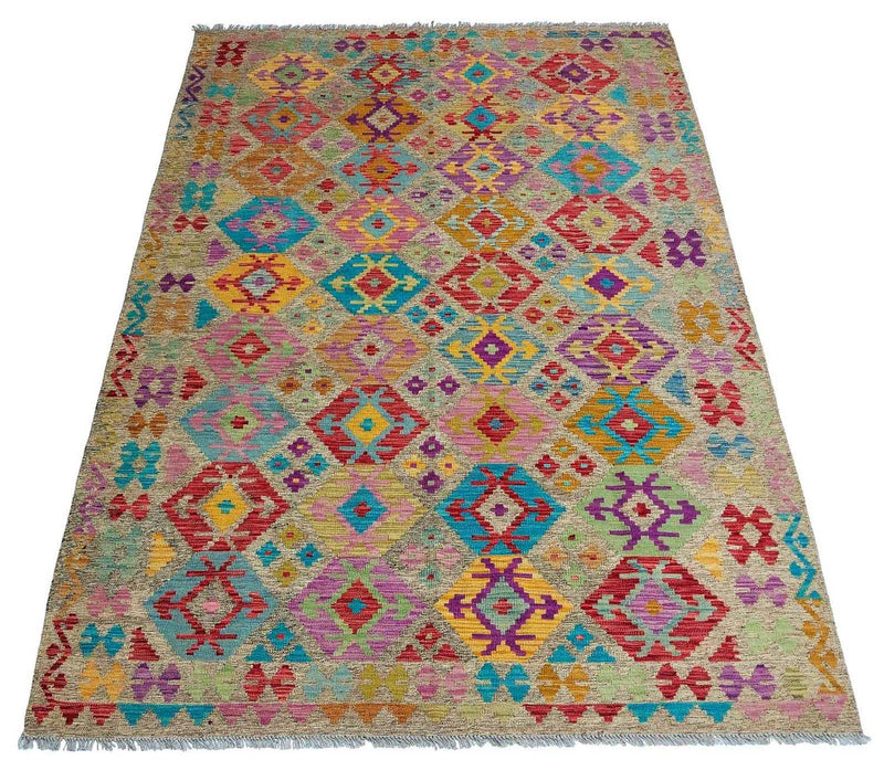 Kilim Maimana Tapete 294x199cm - Tapete de lã