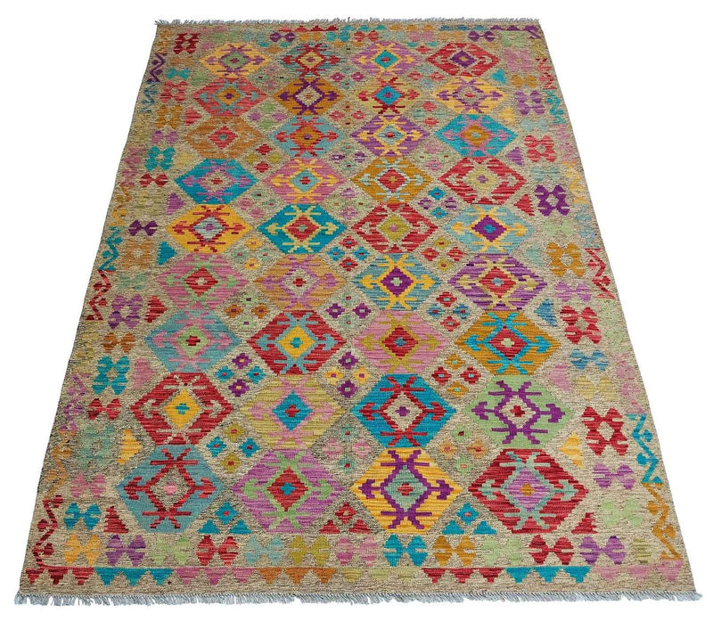 Kilim Maimana Tapete 294x199cm - Tapete de lã