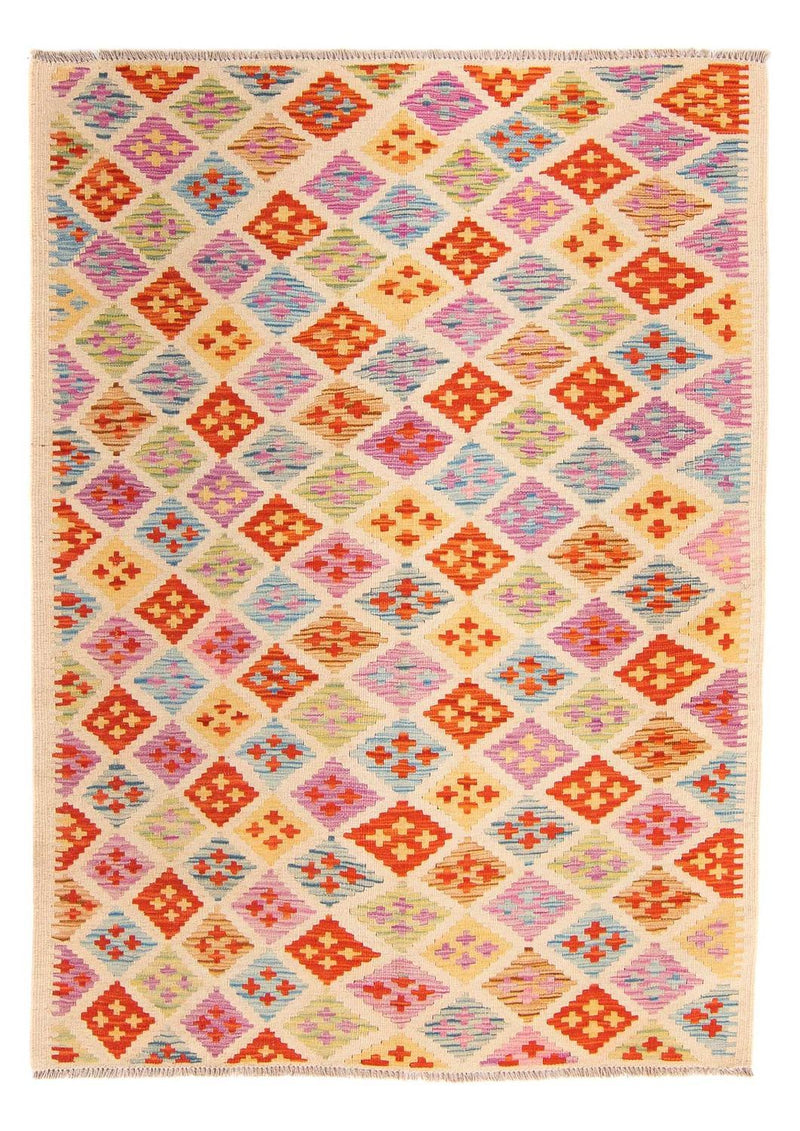Kilim Maimana Tapete 125x168cm - Tapete de lã