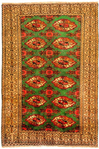 Tapete turquaman - 143 x 102 cm - verde – product image